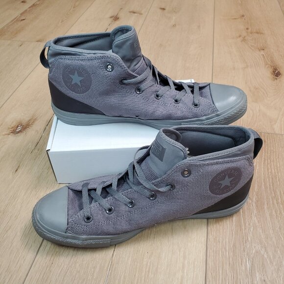 Converse Chuck Taylor All Star Syde Street Mid Charcoal Grey Size 12 Mens/ 14Wmn - Picture 2 of 9
